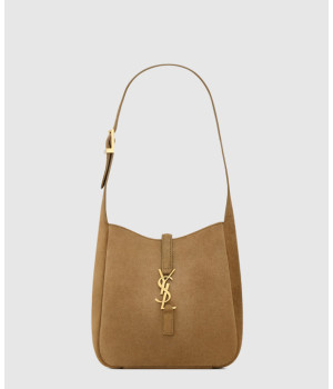 생로랑 스웨이드 LE 5 A 7 베이비 호보 숄더백 809461