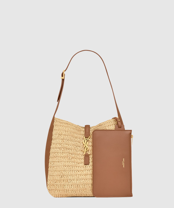 생로랑 라피아 LE 5 A 7 스몰 숄더백 823812