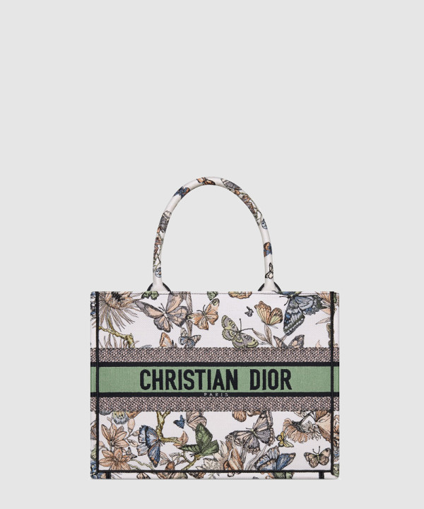 디올 북 토트백 미디움 버터플라이 M1296