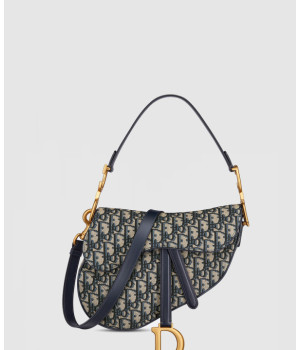 디올 오블리크 새들 스트랩백 미디움 M0455