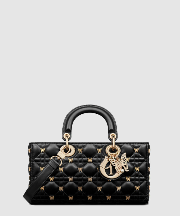 디올 레이디 디조이백 미디움 버터플라이 스터드 M0540