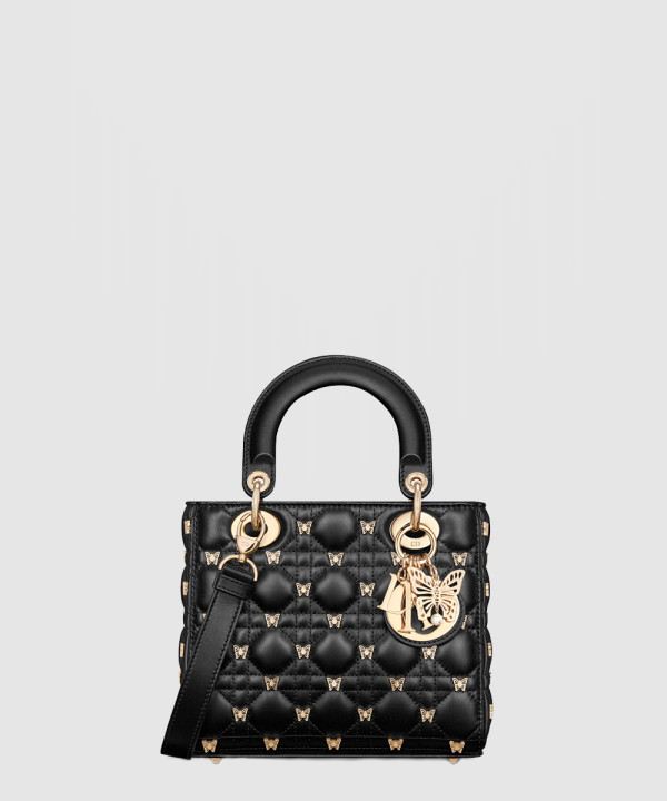 디올 레이디백 스몰 버터플라이 스터드 M0531