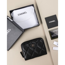 (국내배송) 샤넬 클래식 똑딱이 지퍼 카드지갑