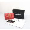 (국내배송) 샤넬 19 똑딱이 카드 지갑 레드