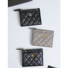 (국내배송) 샤넬 캐비어 클래식 지퍼 카드 케이스