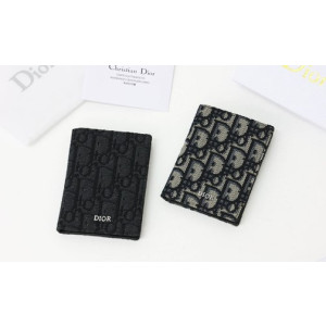 (국내배송) 디올 수입 오블리크 바이폴드 카드 지갑