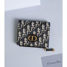 (국내배송) 디올 Montaigne CD 몽테인 오블리크 플랩 반지갑