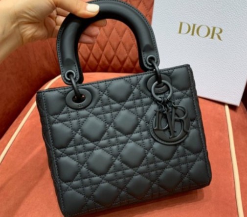 (국내배송) 디올 MY ABC LADY 레이디 매트 블랙 스몰 백