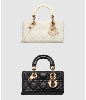 디올 레이디 디조이 램스킨 마이크로 백 S0910