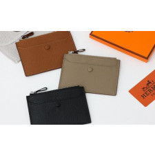 (국내배송) 에르메스 수입 토고 5cc 포켓 지퍼 카드 지갑