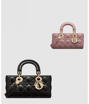 디올 레이디 디조이백 램스킨 스몰 M0613