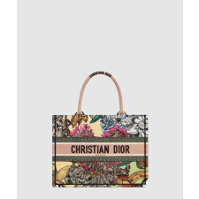 디올 미디움 북 토트백 멀티컬러 M1296