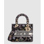디올 미디움 레이디 디라이트 백 허바륨 자수 블랙 멀티컬러 M0565