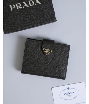 (국내배송) 프라다 사피아노 레더 반지갑