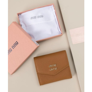 (국내배송) 미우미우 가죽 반지갑