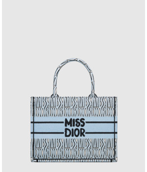 디올 미디움 북 토트백 미스디올 M1296