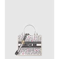 디올 아모르 스몰 북토트백 화이트 M1325