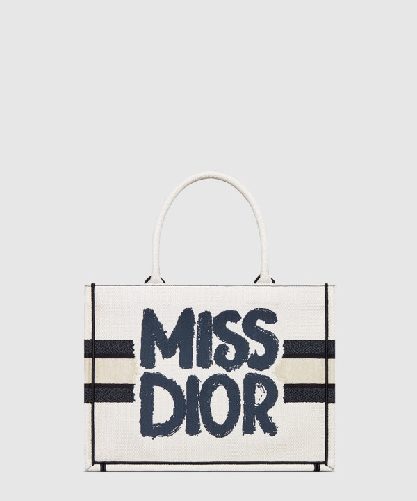 디올 미디움 북 토트백 미스디올 M1296