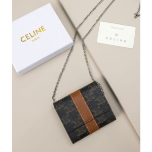 (국내배송) 셀린느 스몰 3단지갑 체인 스트랩