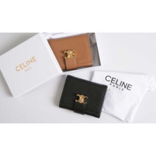 (국내배송) 셀린느 빅투아르 서플 카프스킨 플랩 월렛