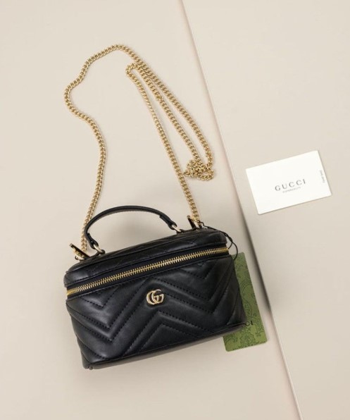 (국내배송) 구찌 GG 마몽 나노 베니티 백