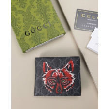 (국내배송) 구찌 GG 수프림 울프 반지갑