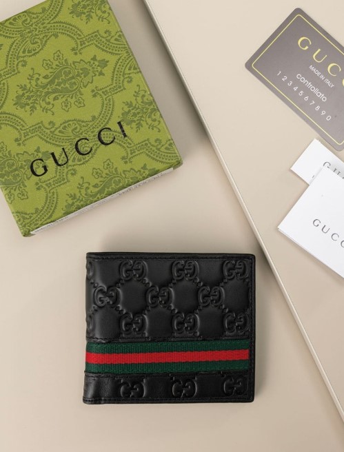 (국내배송) 구찌 삼선 GG 로고 반지갑