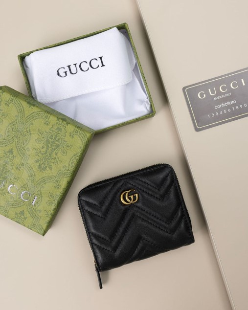 (국내배송) 구찌 GG 마몽 미니 지퍼 지갑