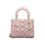 디올 레이디 디올 ABC 스몰 백 (페일 핑크 펄/까나쥬/램스킨)