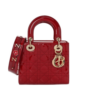 디올 레이디 디올 ABC 스몰 백 (레드/까나쥬/페이던트)