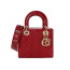 디올 레이디 디올 ABC 스몰 백 (레드/까나쥬/페이던트)