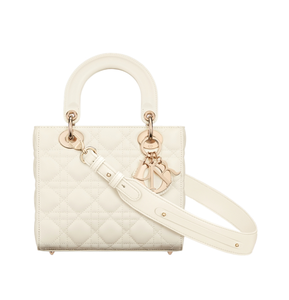 디올 레이디 디올 ABC 스몰 백 (라떼/까나쥬/램스킨)