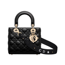 디올 레이디 디올 ABC 스몰 백 (블랙/까나쥬/램스킨)