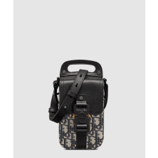 디올 새들 스트랩 버티컬 파우치 2ADCA