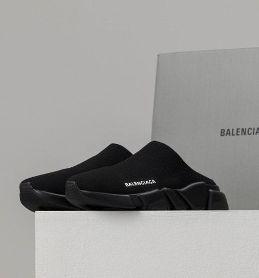 (국내배송) 발렌시아가 SPEED 니트 뮬 스니커즈