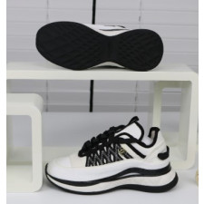 (국내배송) 샤넬 믹스드파이버 한정판 스니커즈 화이트 금장CC