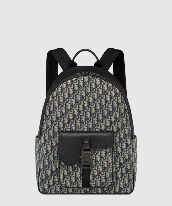 디올 새들 지퍼 백팩 1ADBA