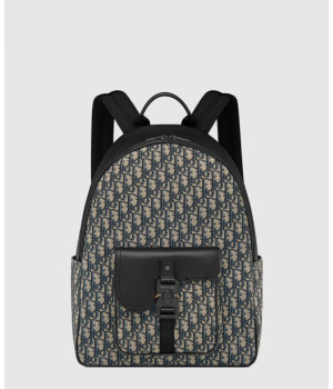 디올 새들 지퍼 백팩 1ADBA