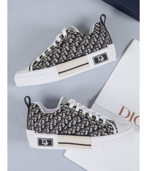 (국내배송) 디올 B23 루테늄 오블리크 로우탑 스니커즈 블랙