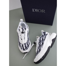 (국내배송) 디올 B24 오블리크 까나쥬 모티프 화이트 스니커즈