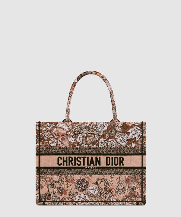 디올 북 토트백 미디움 멀티컬러 M1296