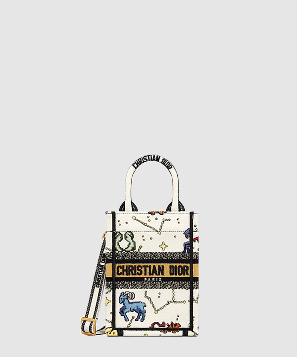 디올 북토트 미니 크로스백 트왈 드 주이 S5555