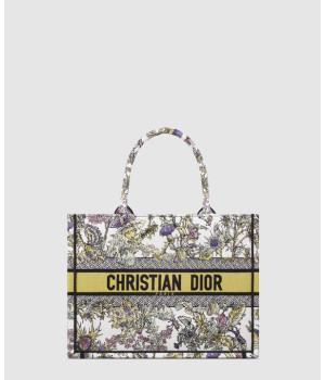 디올 북 토트백 미디움 멀티컬러 M1296