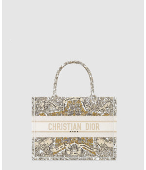 디올 북 토트백 미디움 멀티컬러 M1296