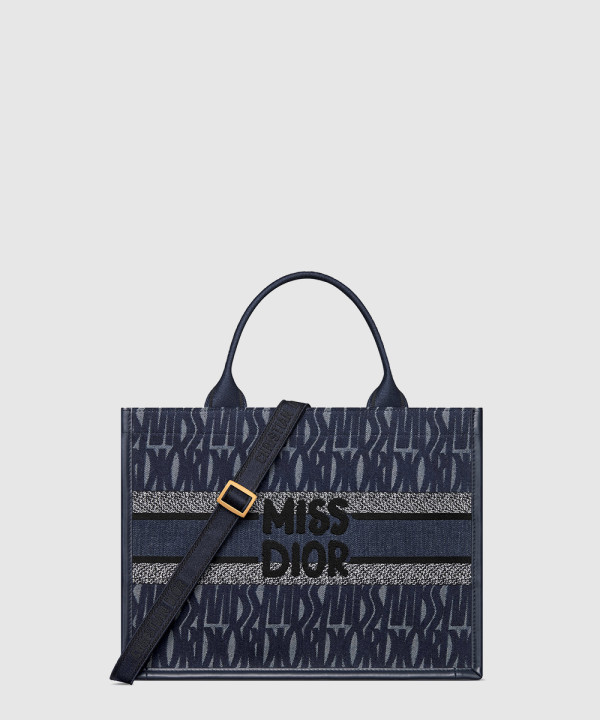 디올 북 토트백 미디움 멀티컬러 M1296