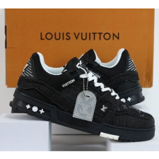 (국내배송) 루이비통 LV 트레이너 블랙 스니커즈