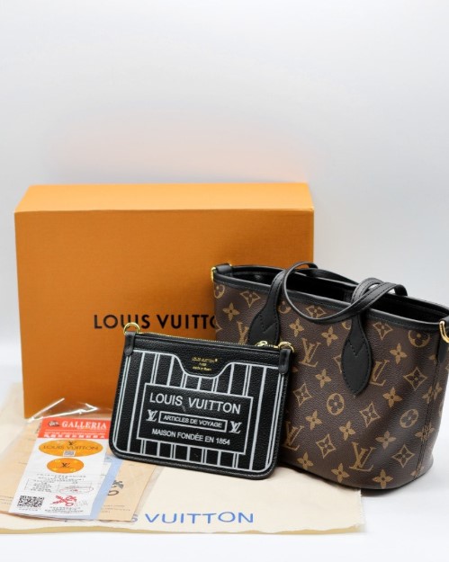 (국내배송) 루이비통 네버풀 반둘리에 인사이드 아웃 BB MM M12099