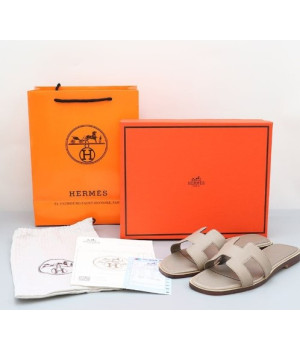 (국내배송) 에르메스 H 오란 샌들 (베이지)