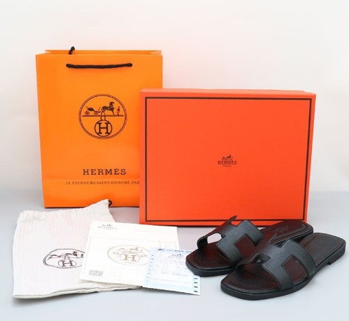(국내배송) 에르메스 H 오란 샌들 (블랙)