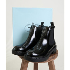 (국내배송) 프라다 브러쉬드 레더 첼시 부츠